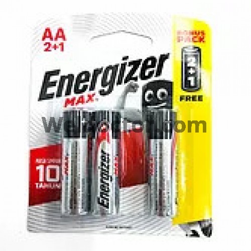 E91 (AA) Energizer Battery (3Pcs/Card)